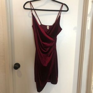 LOVE Vintage Red Velvet Dress